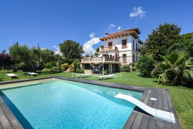Maison spectaculaire à vendre avec piscine à Sant Andreu de Llavaneres